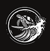 Abstract Turtle Audio Crop Logo