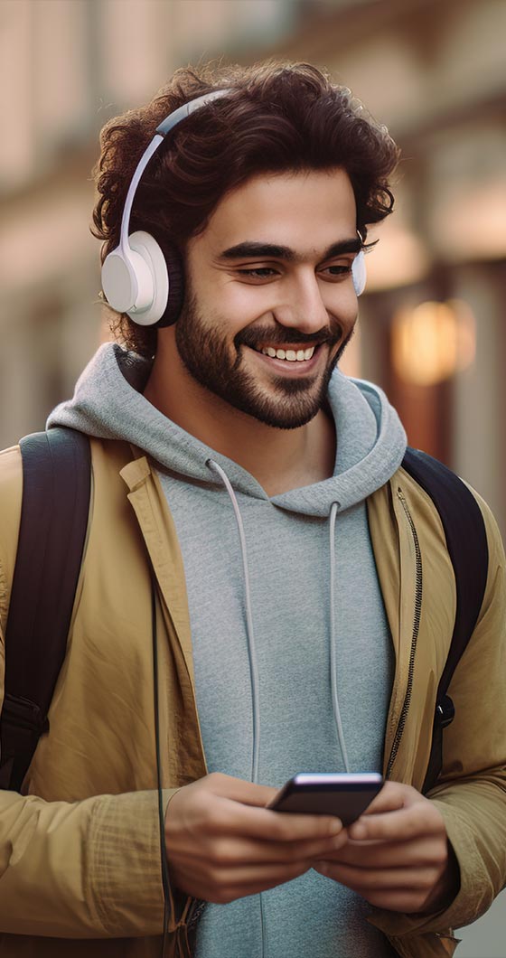 man-listening-to-audio-book
